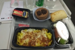 Essen in der Premium Eco