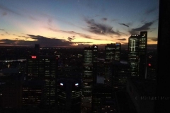 Blick aus dem O Bar & Dining Restaurant