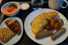 Frühstück auf Flug 1
