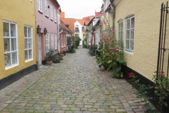 Eine kleine Gasse abseits der Einkaufsstraßen