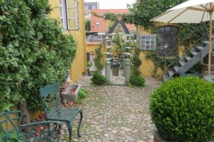 Kunstatelier in einem Innenhof