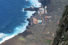 Blick vom Mirador de Bascos auf unser Hotel
