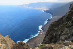 Blick vom Mirador de Bascos auf das El Golfo Tal