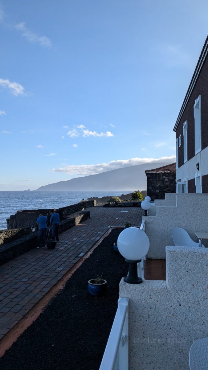 Blick vom Balkon