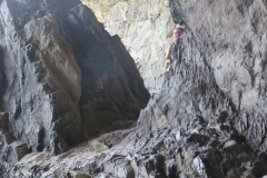Der Durchgang zur zweiten Höhle