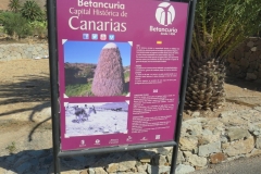Informationstafel zu Betancuria