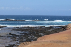 Blick auf den Atlantik am Faro de Punta Jandia