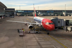 Der Airbus A320 von Edelweiss
