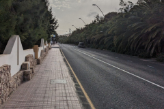 Straße in Costa Calma