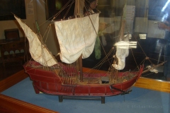 Modell eines Schiffes von Columbus