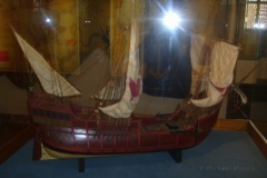 Modell eines Schiffes von Columbus