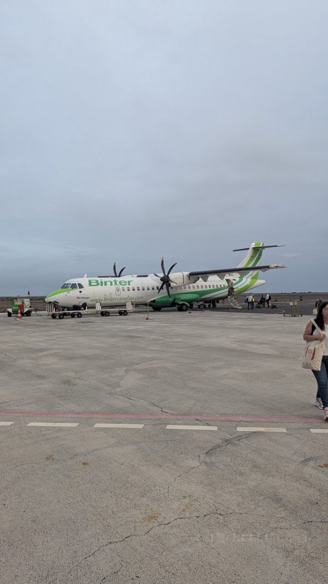 Unsere ATR-72, die uns zwischen den Inseln transportierte