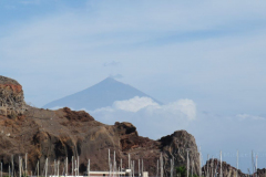 Der Teide ist auch von La Gomera aus zu sehen