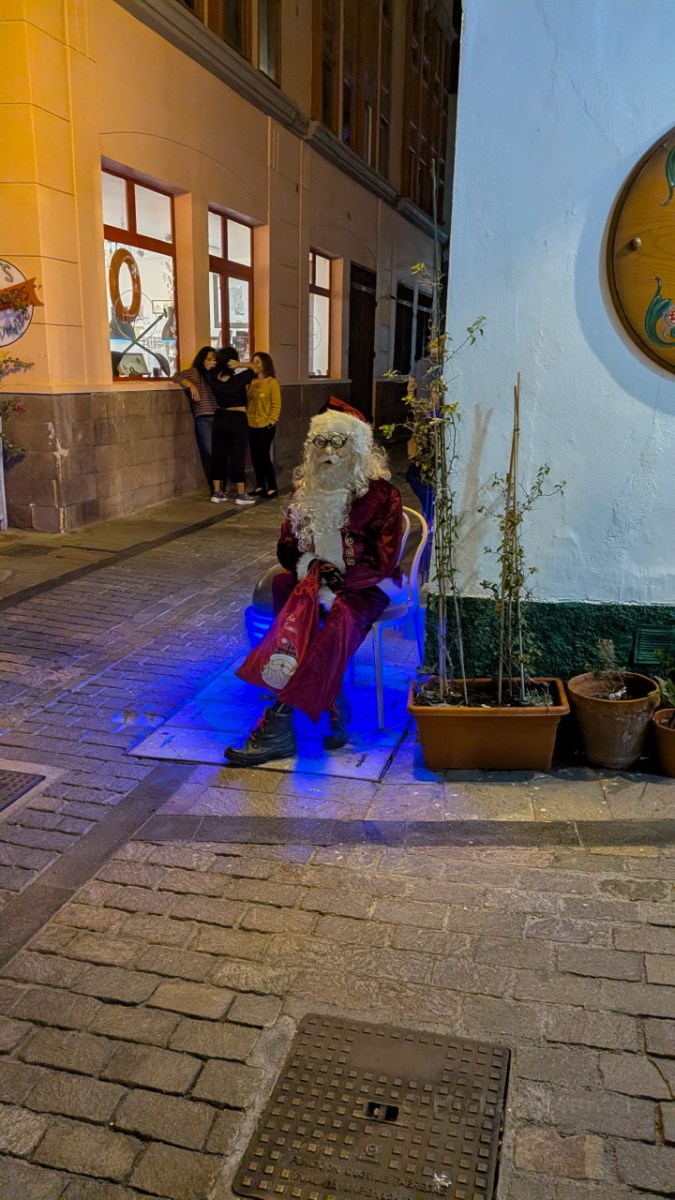 Ein einsamer Weihnachtsmann