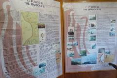 Informationstafeln über die Geschichte La Palmas