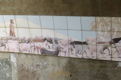 Bild auf der anderen Seite der Unterführung