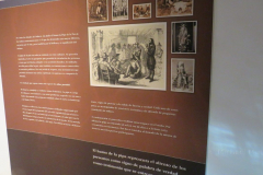 Bilder in der Ausstellung über Tabak
