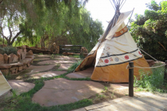 Der Park ist auf Wildwest gemacht