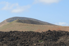 Blick auf beide Vulkankrater