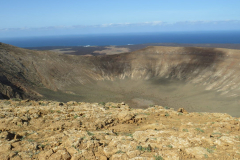 Blick in den Krater
