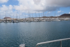 Einfahrt in den Hafen von Caleta del Sebo