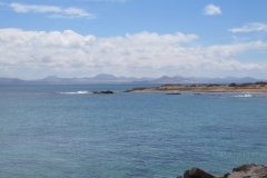 Der Nordwesten von Lazarote von La Graciosa aus gesehen