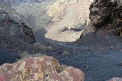 Einstieg in den Krater
