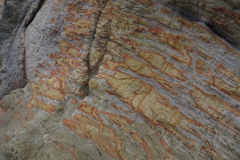 Farben an den Felsen