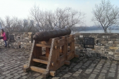Kanone auf der Stadtmauer