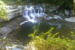 Der Weg vom Cayuga Lake aus