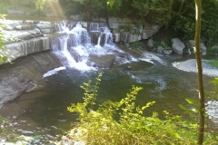 Der Weg vom Cayuga Lake aus