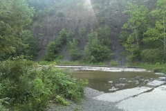 Der Weg vom Cayuga Lake aus