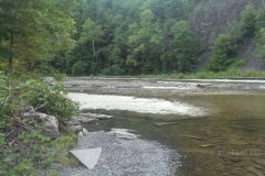 Der Weg vom Cayuga Lake aus